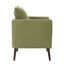Silla Barrel Verde Oliva - Sillón de Tela Moderna