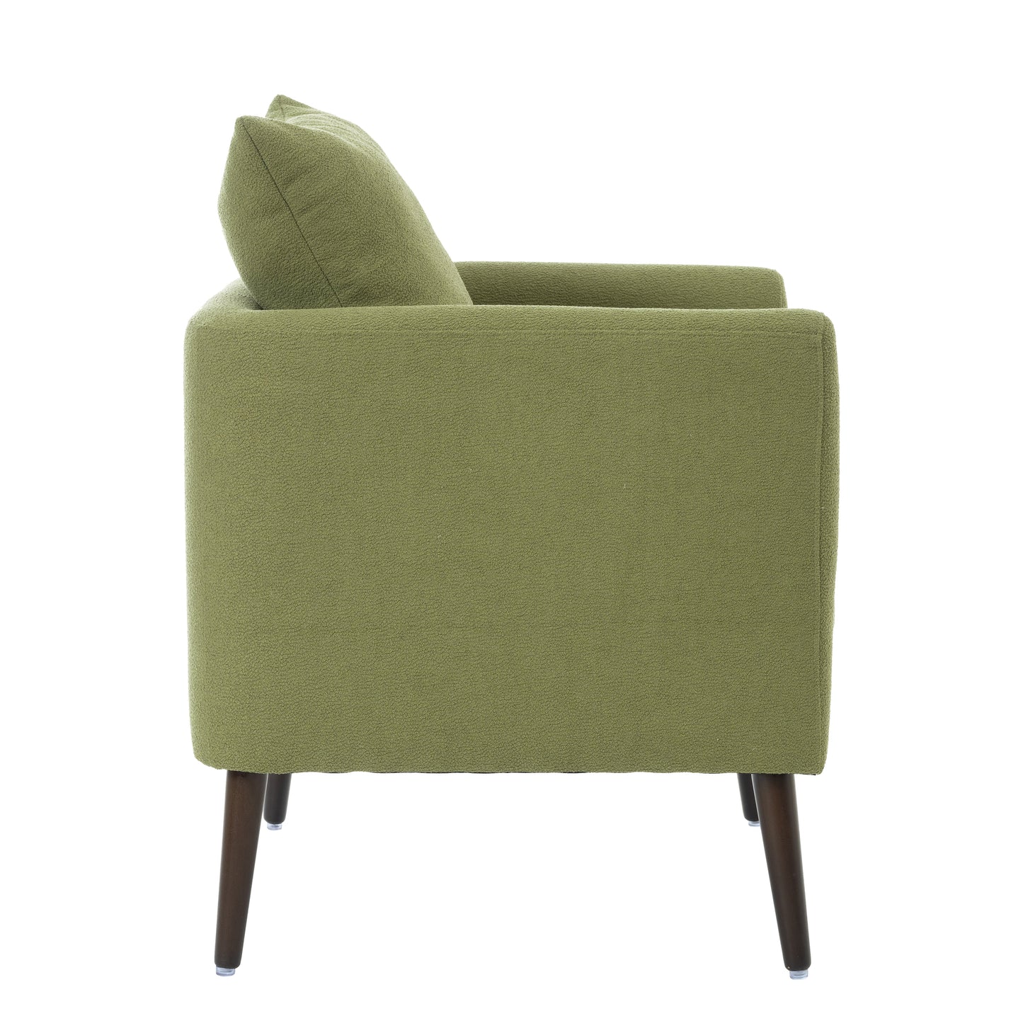 Silla Barrel Verde Oliva - Sillón de Tela Moderna