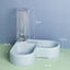 Pet bowls save space reduce flipping wet mouth cat bowls pet automatic water dispensers pet food bowls dog bowls - Korvel