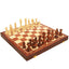 Magnetic Wood Chess Folding Chess Board Puzzle Game for Adults and Children Checkers Toy - Korvel