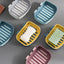 Contrast Color Drain Soap Box Double-Layer Storage Soap Box Bathroom Rack Strong Non-Marking Paste Soap Box - Korvel