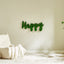 HAPPY Letter Art Moss Wall Decor - Korvel