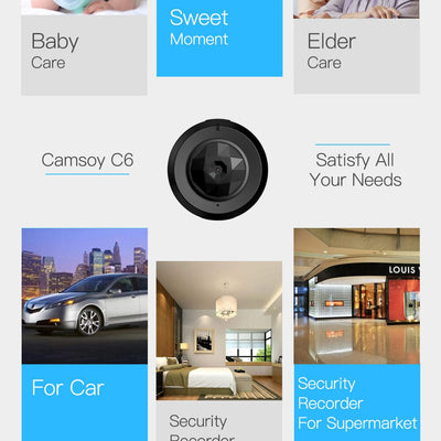 Mini IP Camera WIFI HD 1080P Surveillance Security Smart Home Night Vision Motion Detection Camera Baby Monitor Mini Cameroder - Korvel