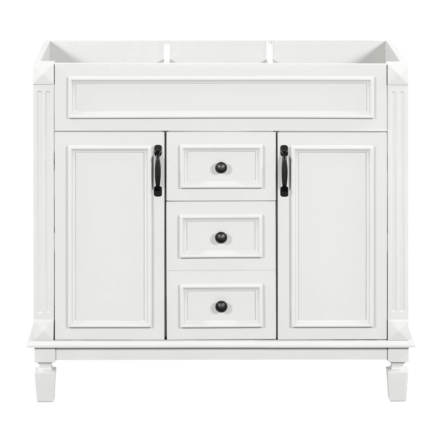 36'' Modern Bathroom Vanity - Cabinet Only with Soft Closing Doors