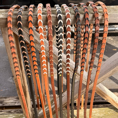 Premium Leather Barrel Racing Reins with Enhanced Grip - Korvel