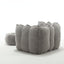 Soft Bean Bag Chair with High Resilient Foam(Chips)for living room and bedroom,Comfortable Square Lazy Sofa with Footstool - Korvel