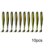 QXO 10pcs/Lot Soft Lures Silicone Bait 7cm 2g Goods For Fishing Sea Fishing Pva Swimbait Wobblers Artificial Tackle - Korvel