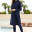 Cap, Long Sleeve Hooded Top and Pants Swim Set - Korvel