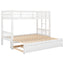 Cama litera con cama nido - Blanca