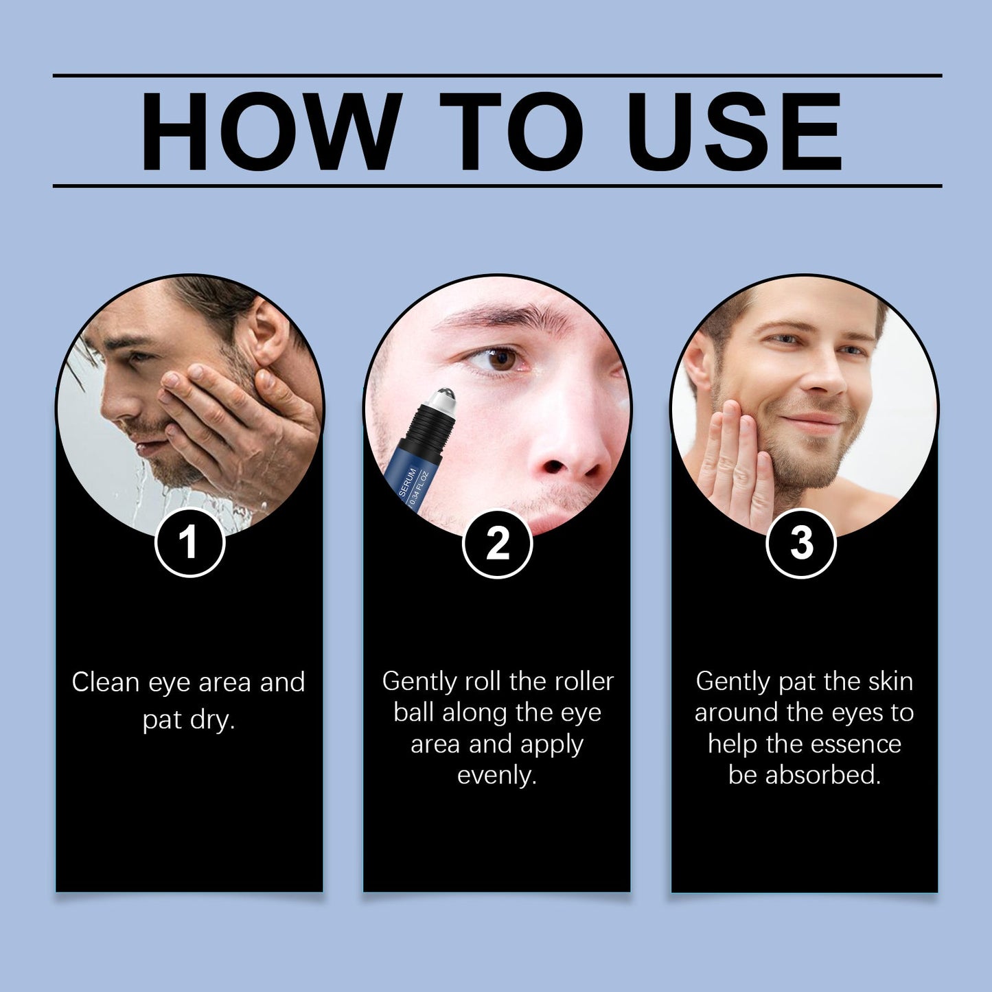 Essence pour les yeux caféinée pour éclaircir et raffermir