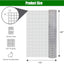 Hardware cloth 1/4 inch 48 inch x 100 foot 23 gauge, hot-dip galvanized welded metal wire fence roll - Korvel