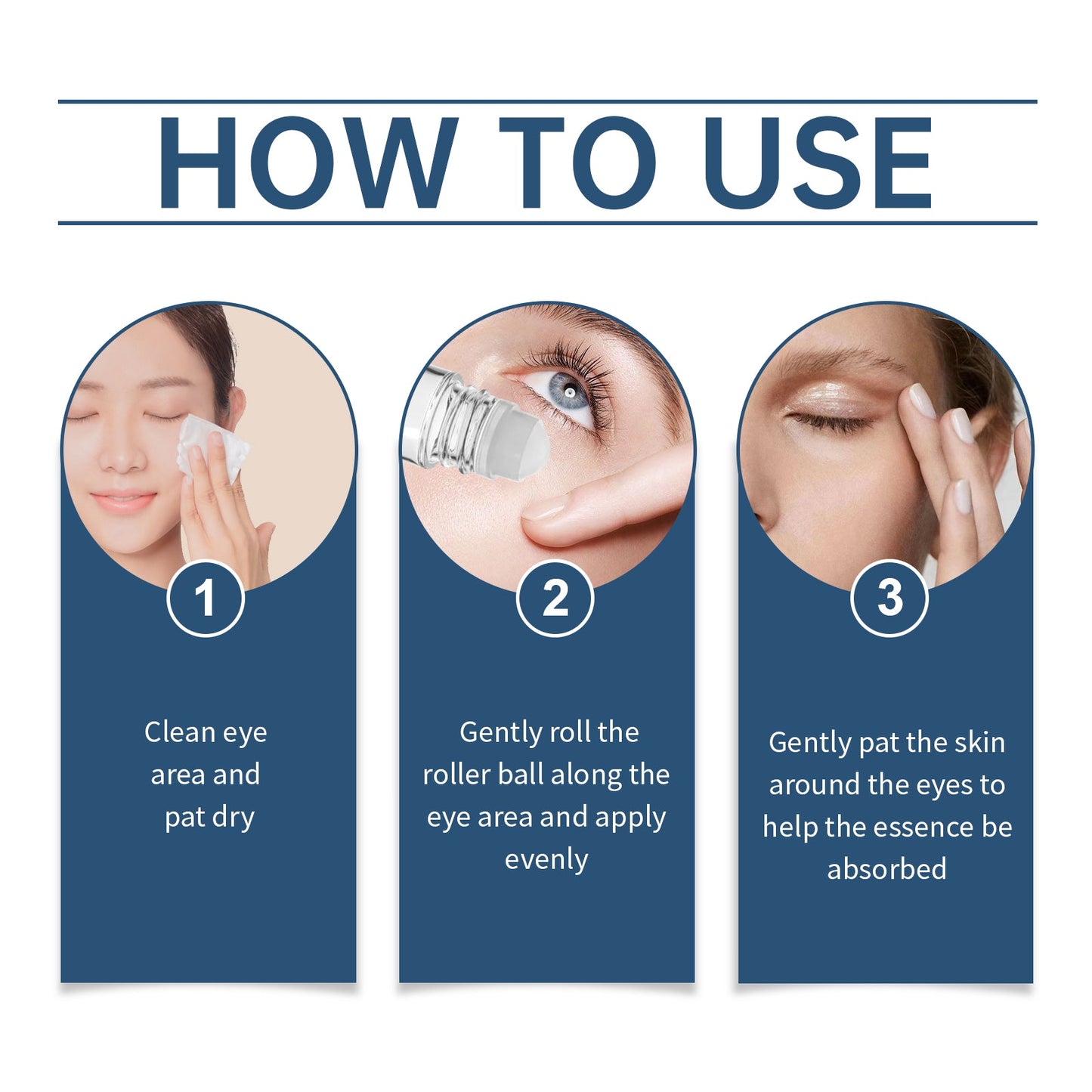 Hyaluronic Acid Eye Ball Gentle Care Firming Eye Skin Moisturizing And Moisturizing Care Ball - Korvel