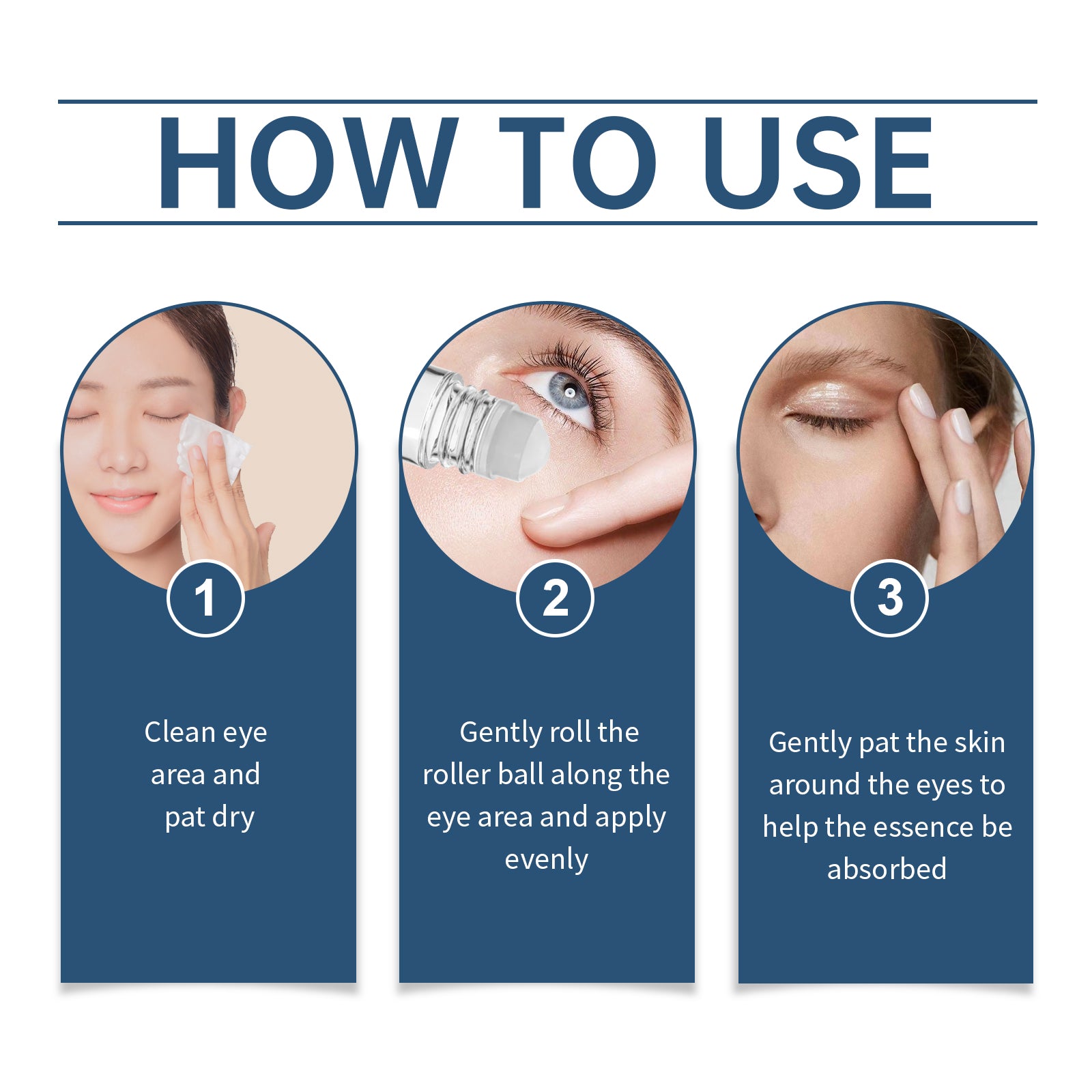 Hyaluronic Acid Eye Ball Gentle Care Firming Eye Skin Moisturizing And Moisturizing Care Ball - Korvel