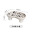 Plato de Frutas de Cerámica con Salpicaduras de Tinta Creativa para Cenas Elegantes