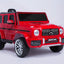 Mercedes Benz G63 Children's Electric Vehicle with Remote Control, 12V Spring Suspension, Safety Lock, and License - Korvel
