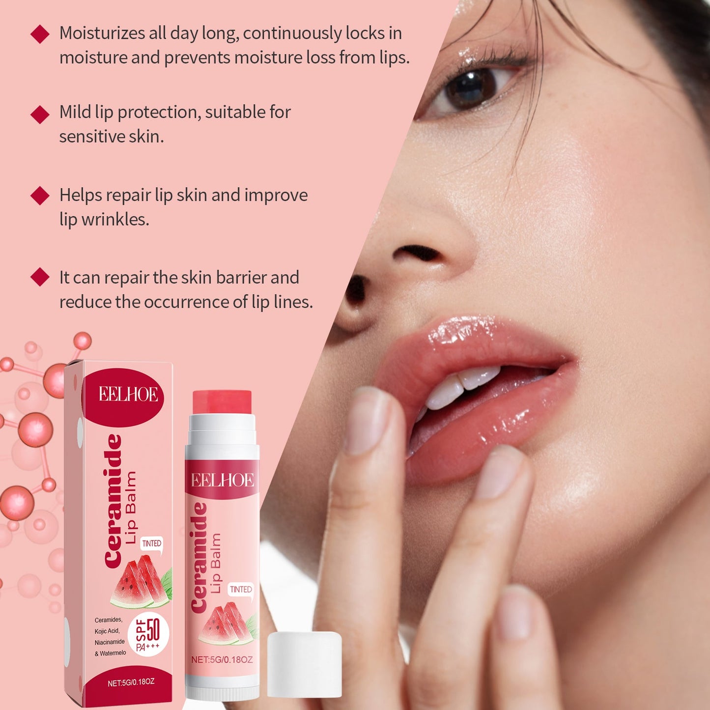 Ceramide Lip Balm for Deep Moisture and Softness