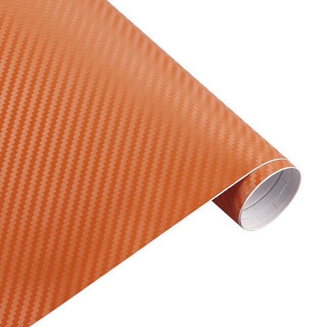 30cmx127cm 3D Carbon Fiber Vinyl Car Wrap Sheet Roll Film Car stickers and Decals Motorcycle Car Styling Accessories Automobiles - Korvel