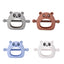 Baby Gloves Teething Rubber Silicone Baby Anti-Eating Hands Soothing Rattles Hand Ring Teething Stick Bite Toy - Korvel