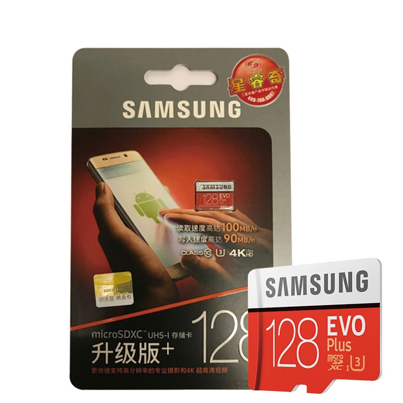 SAMSUNG EVO+ Micro SD 32G SDHC 80mb/s Grade Class10 Memory Card C10 UHS-I TF/SD Cards Trans Flash SDXC 64GB 128GB - Korvel