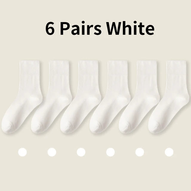 Pure cotton socks with loose cuffs for men and women - Korvel