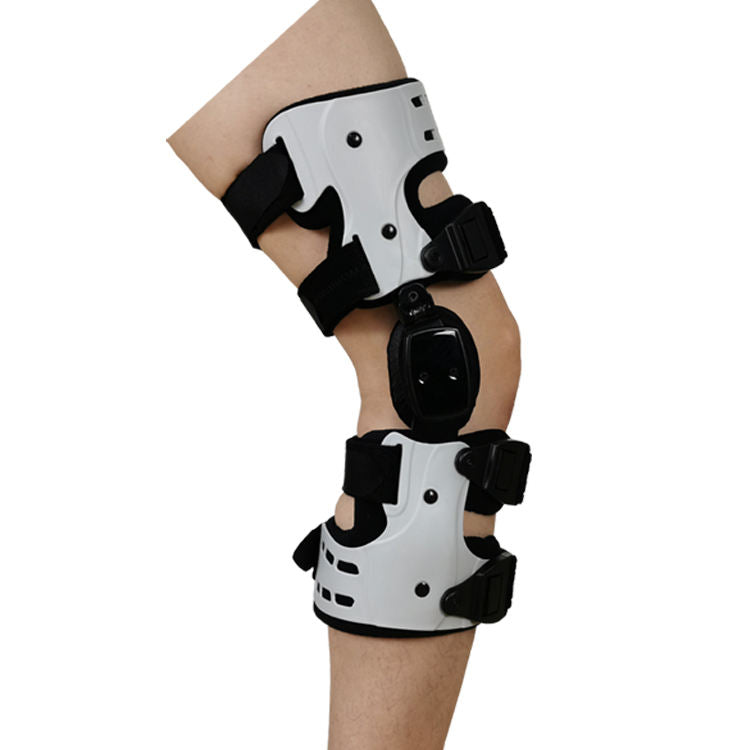 Adjustable unilateral knee joint brace knee internal and external flip corrector support brace orthotic device - Korvel