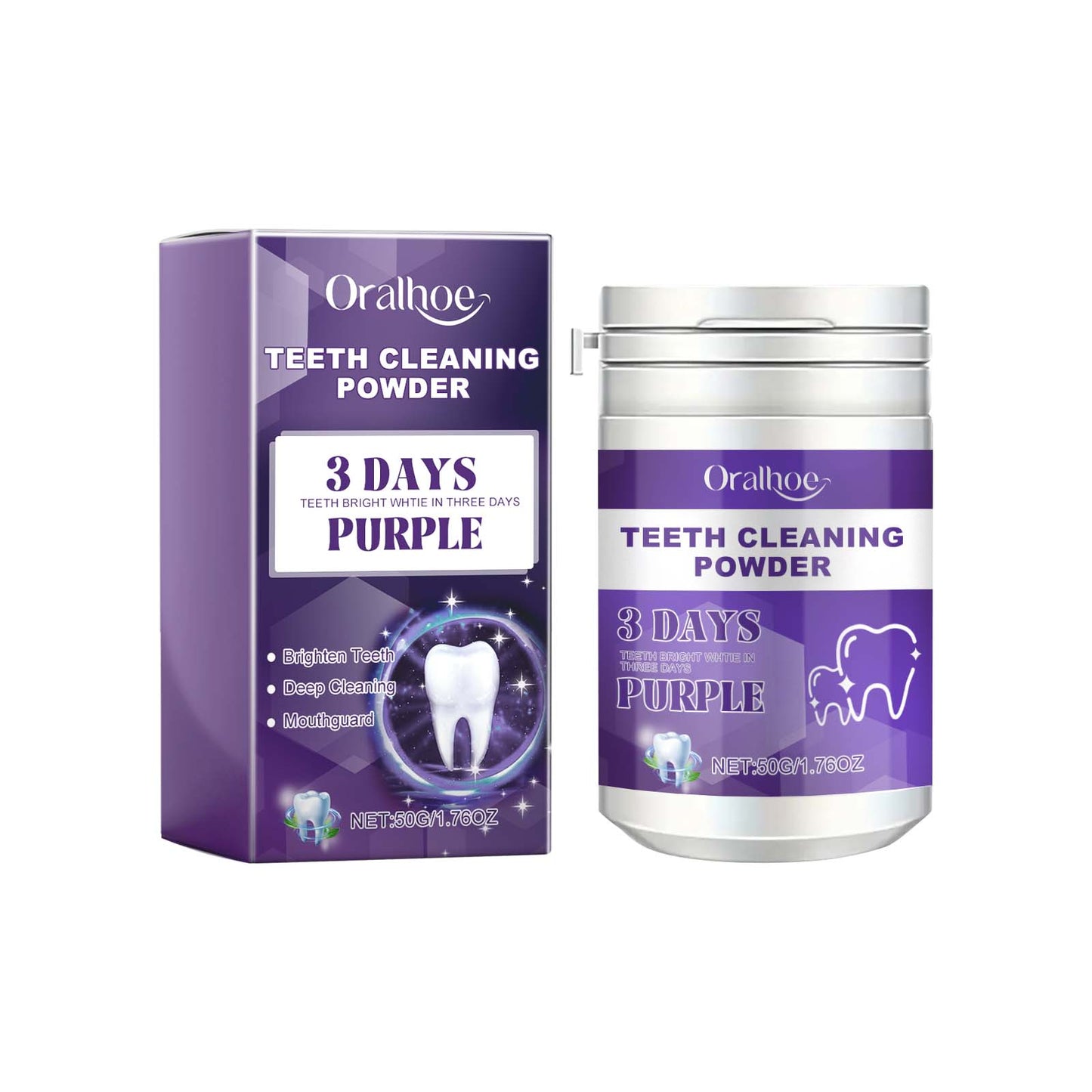 Teeth Cleaning Powder, Fresh Breath Tartar Stone White Teeth Cleaning Powder Oral Care - Korvel