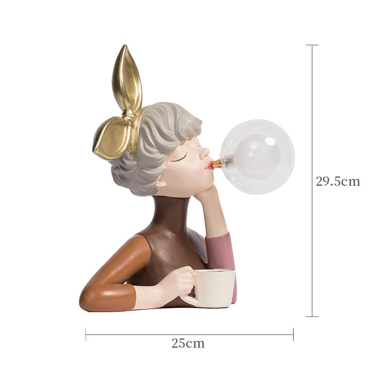Bedroom Bedhead Bubble Girl Nightlight Decoration Atmosphere Light Ornament Ornament - Korvel