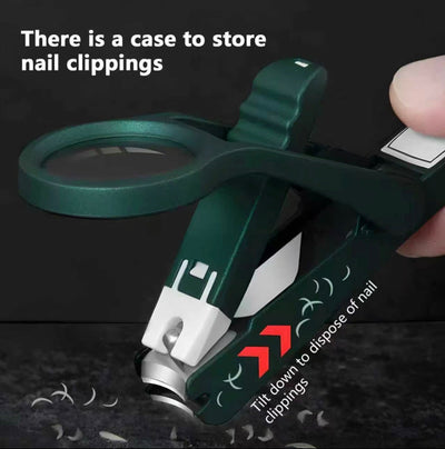 ClearTrim Nail Clipper with 3X Magnifying Glass