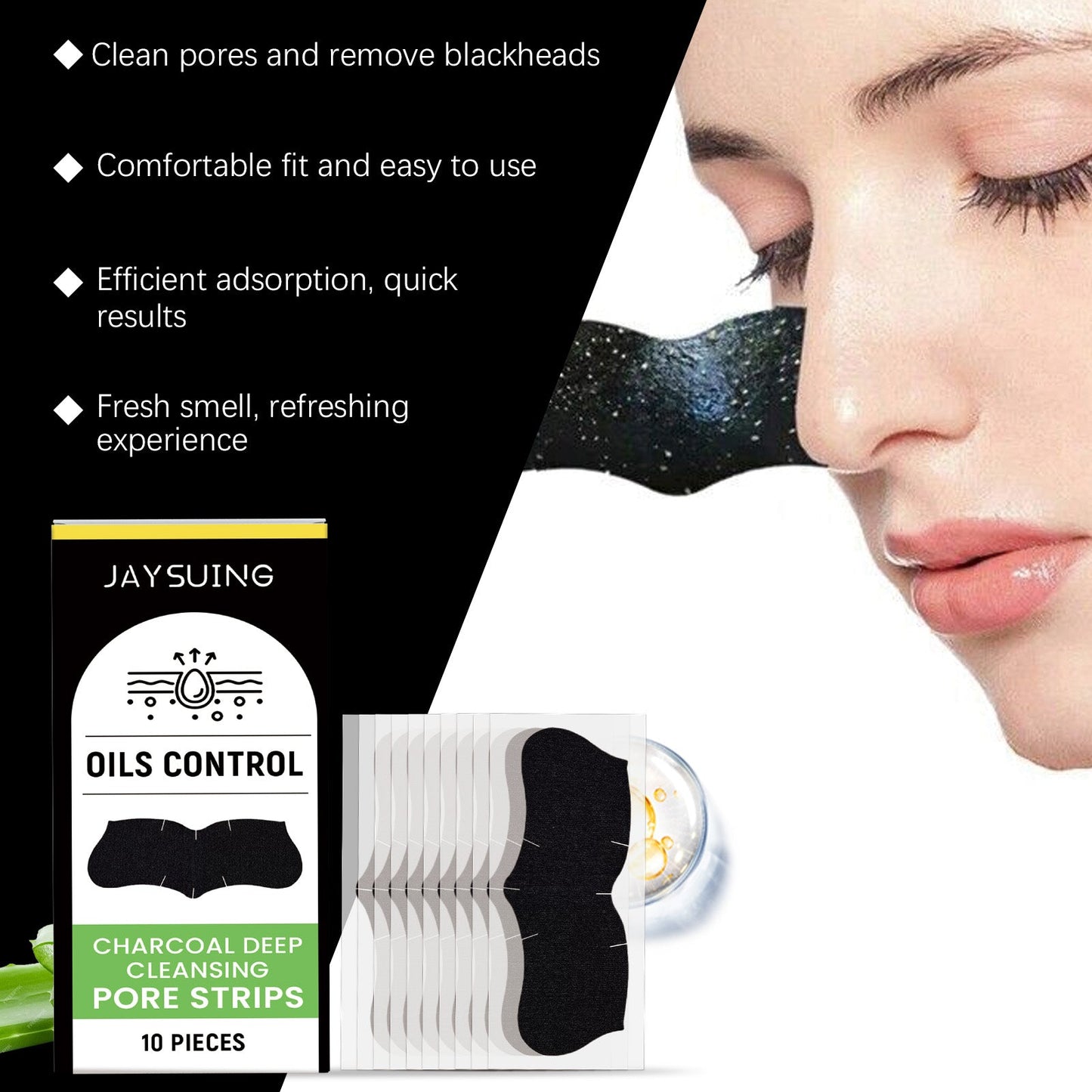 Charcoal Pore-Clearing Nasal Patch