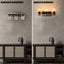 Applique de salle de bain rustique à 3 lumières de style ferme