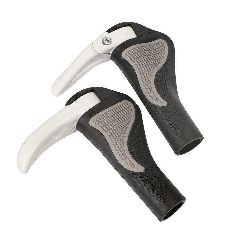 Mountain Bike Ergonomic Vice Handle Claw Handle Aluminum Alloy Grip (A Horn) - Korvel