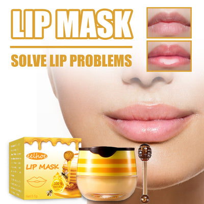 Natural Honey Lip Film with Brush for Moisturized Lips