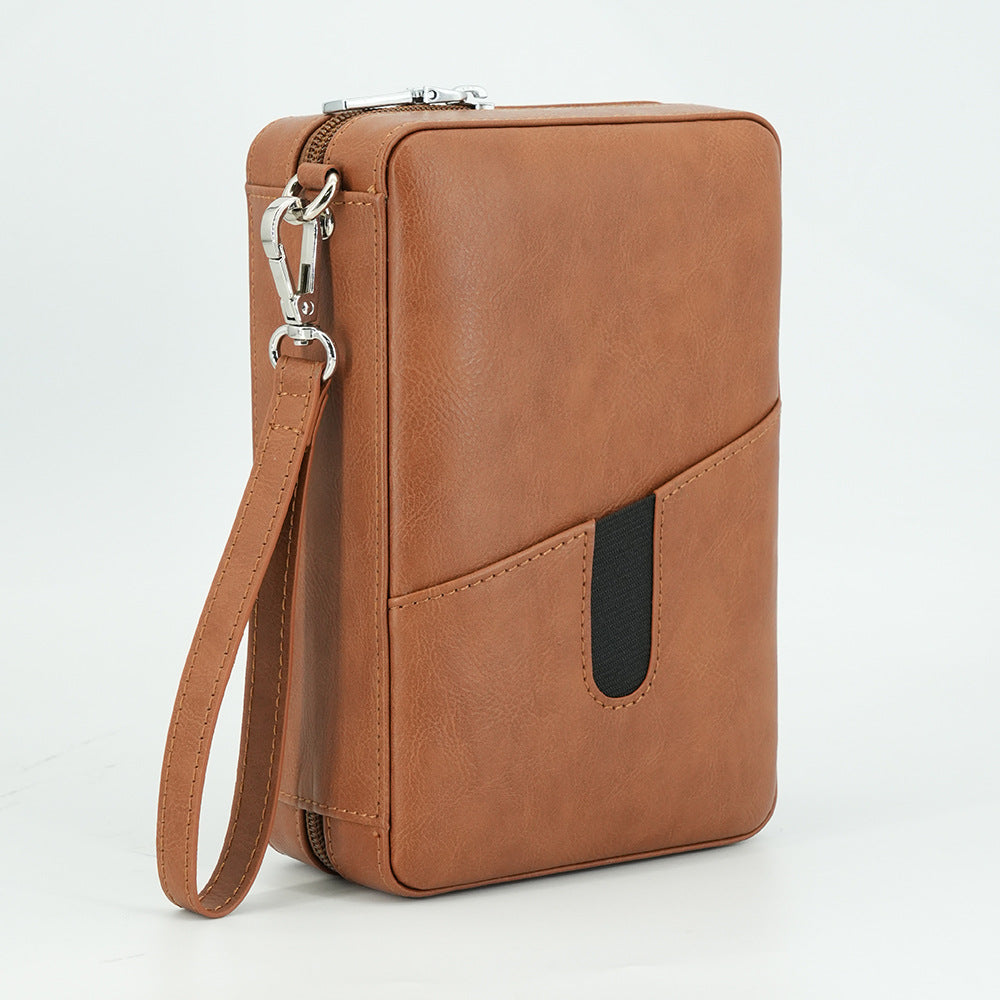 Cedar Wood Cigar Box Zipper Pack - 6-Piece Set