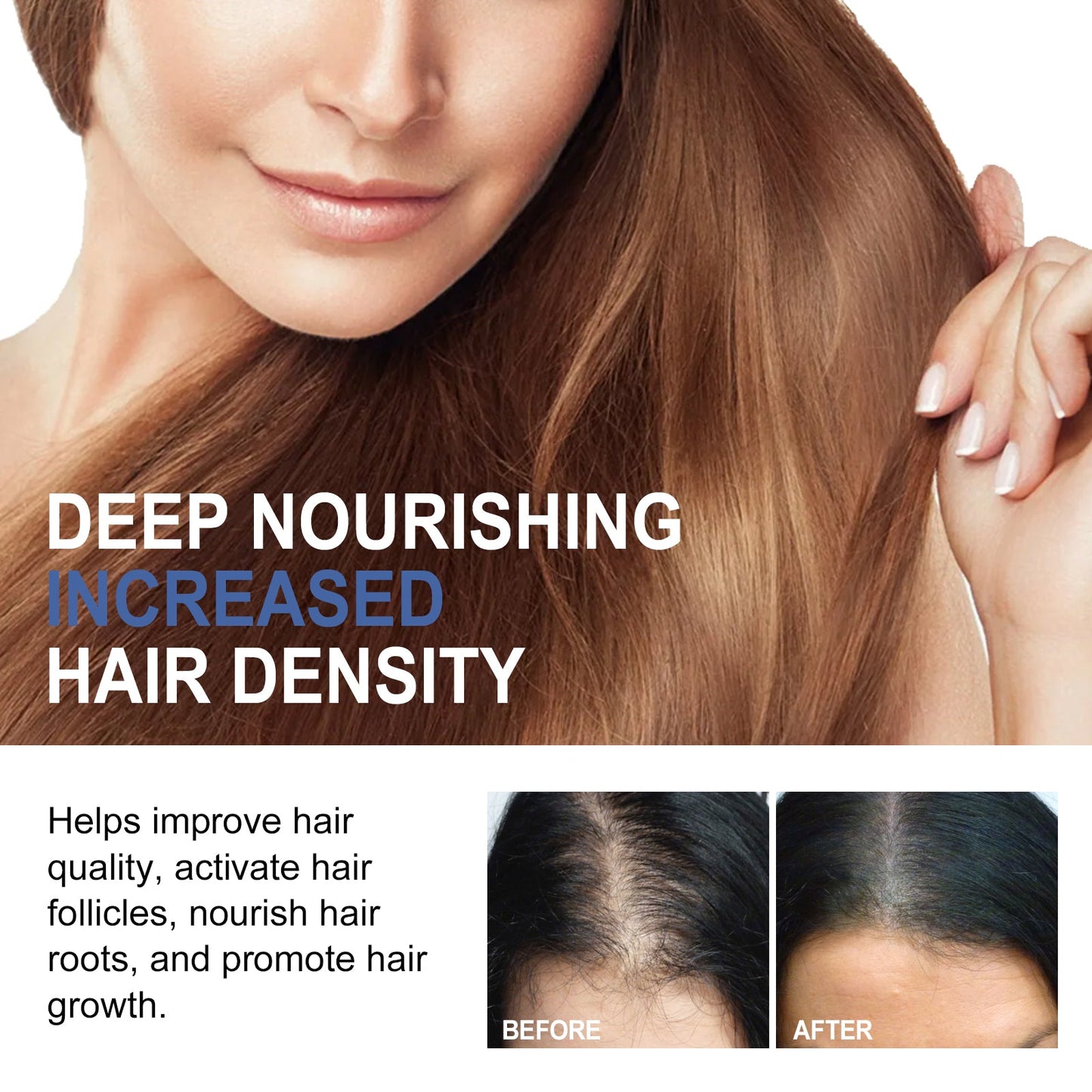 Crema Intensiva de Crecimiento para Cabello Nourished y Esponjoso
