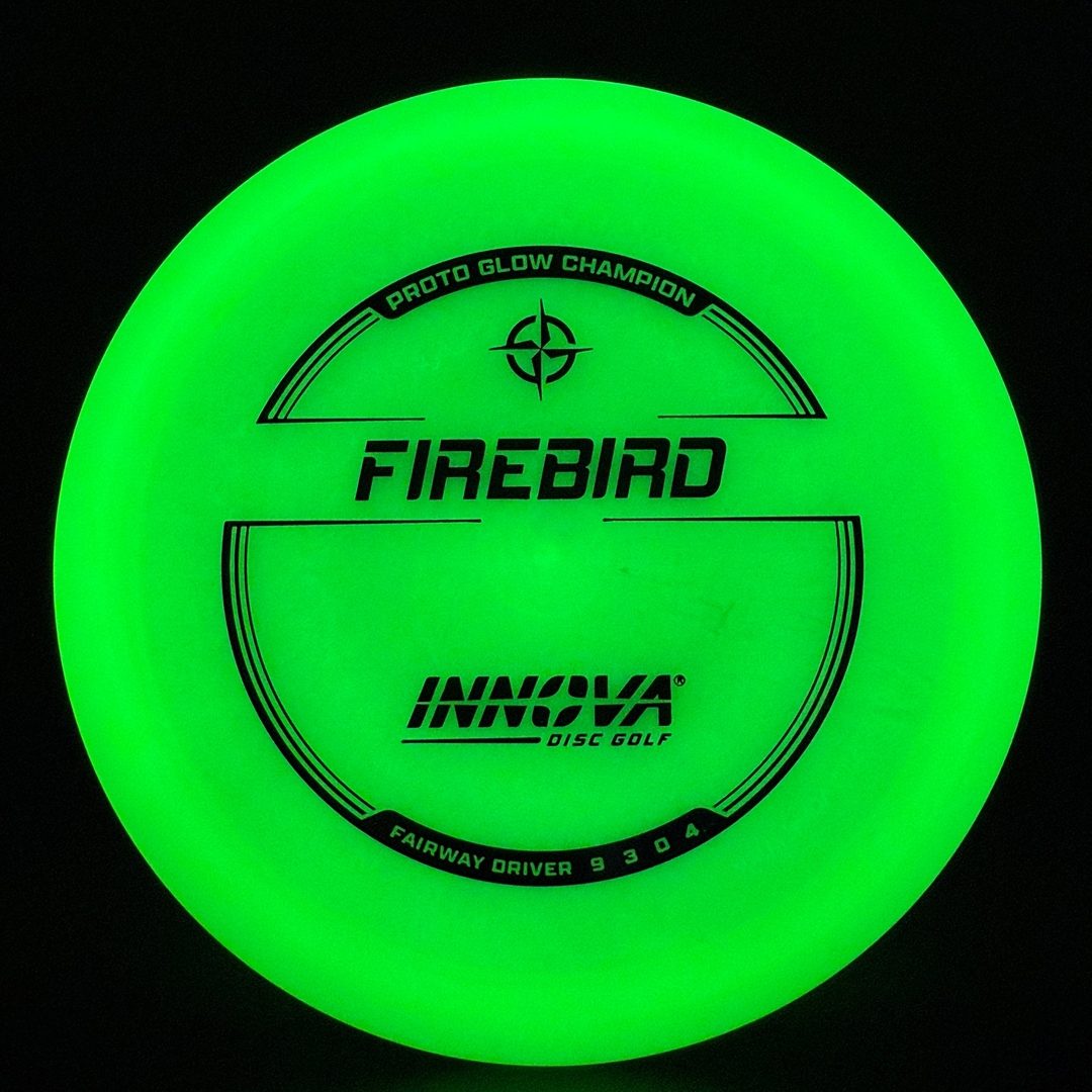 Proto Glow Champion Firebird Disc Golf Disc