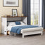 Solid Pine Murphy Bed Chest with Charging Station - Queen