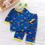 hibobi 2-Piece Children Air-Conditioning Clothing Summer Home Clothes Three-Quarter Sleeve Underwear Set Baby Pajamas Tracksuit - Korvel