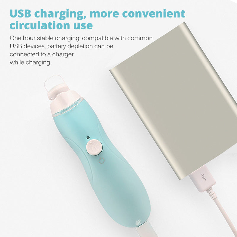 Electric Baby Nail Trimmer USB Charging  Kids Infant Baby Cutter Nail Care Baby Trimmer Manicure Clipper Scissors - Korvel