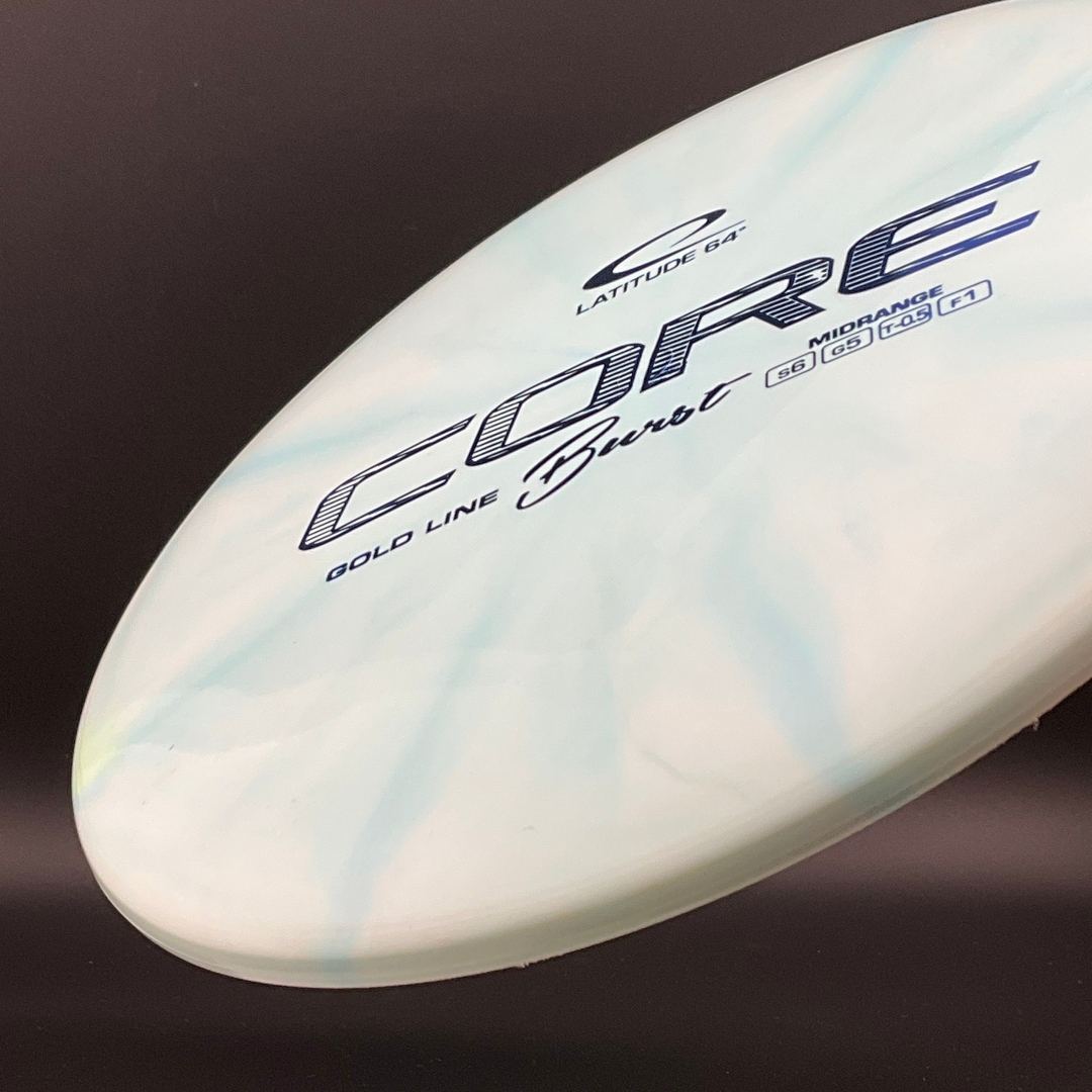 Gold Burst Core Disc Golf Midrange Driver - Rare Edition