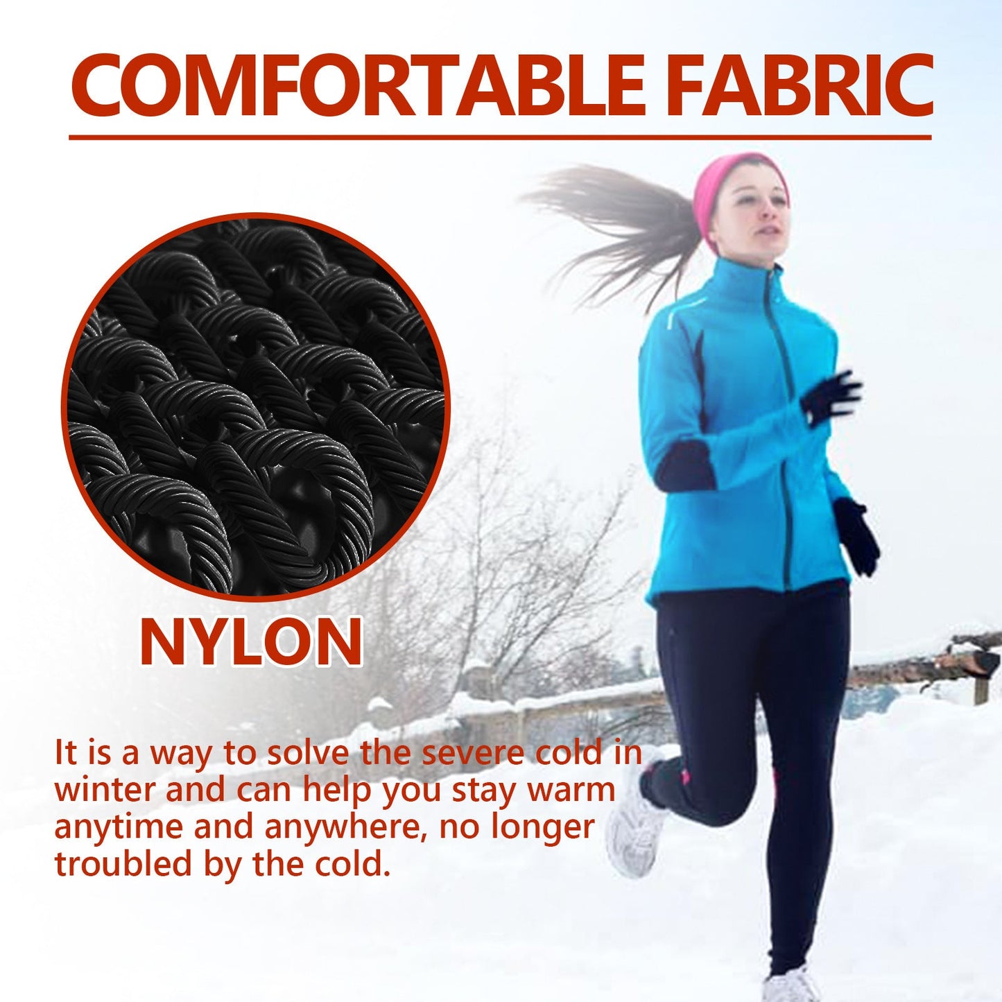 Premium Nylon Winter Gloves for Outdoor Sports