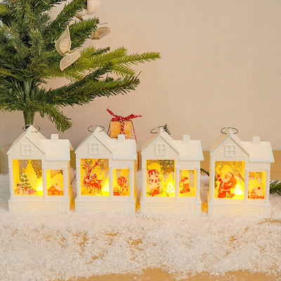 Christmas Gift LED Christmas Wind Light Electronic Candle Light Creative Night Light Christmas Tree Pendant Decorative Supplies - Korvel