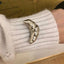 Croissant corsage brooch high-end female design niche silver croissant internet celebrity couple badge - Korvel