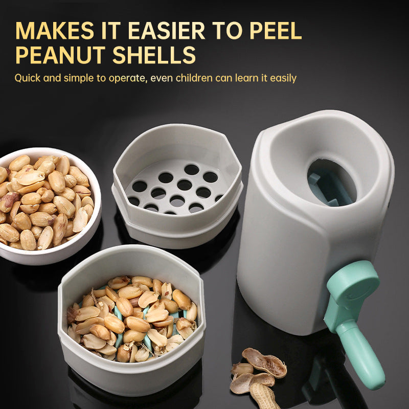 Handheld Peanut Shelling Tool for Effortless Nut Cracking