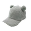 Fashionable Baby Baseball Cap - Velvet Hat for Kids 2-5Y
