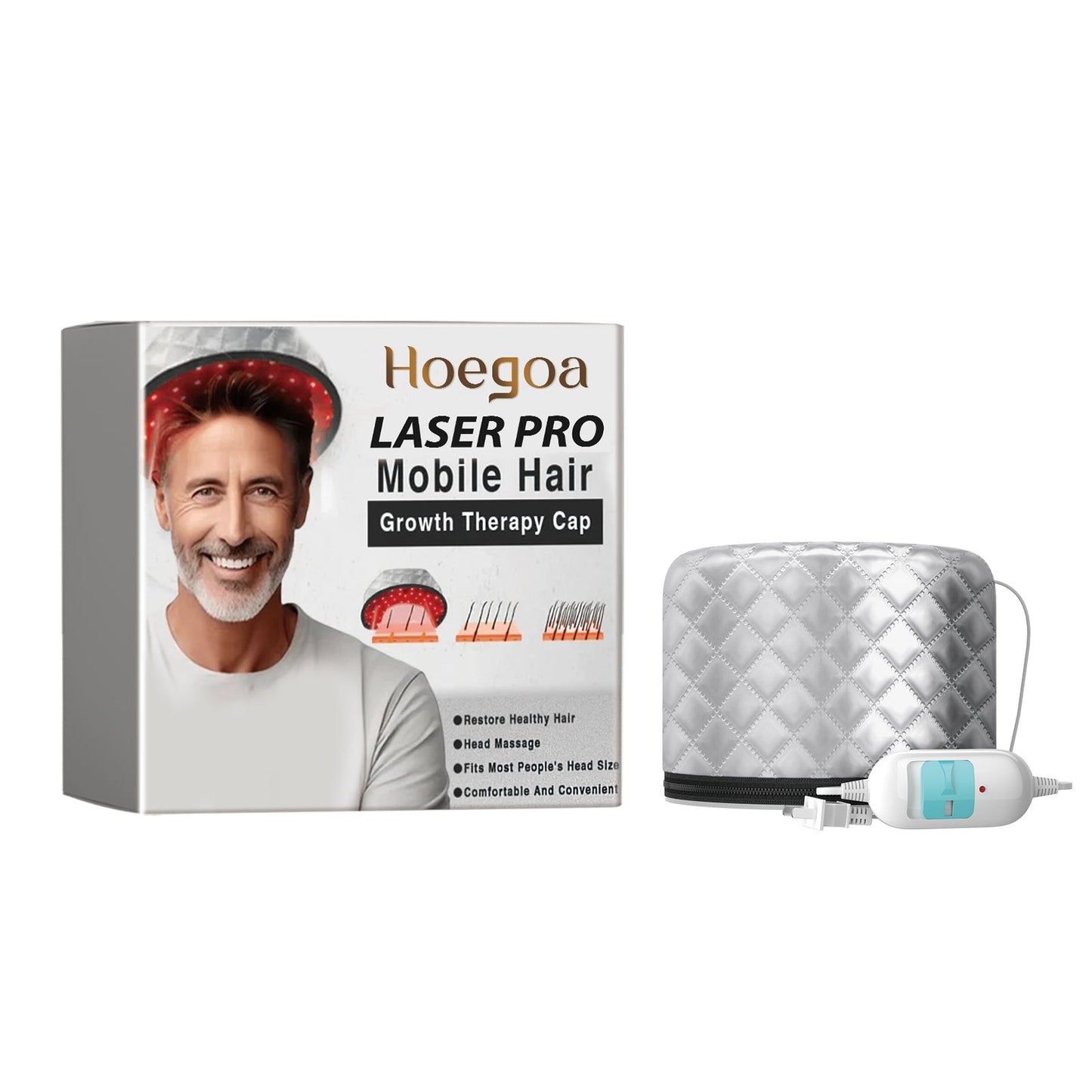 Premium Hair Growth Treatment Heating Massage Cap