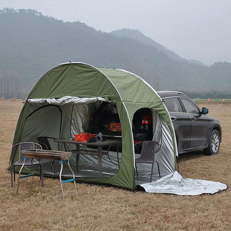 Outdoor car - trunk rear tent with canopy, sun - resistant camping equipment - Korvel
