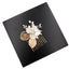 Golden leaf hair comb bridal headdress insert comb jewelry - Korvel