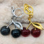 Cherry car keychain high-end women's bag pendant backpack pendant Christmas Halloween - Korvel