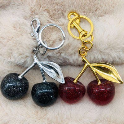 Cherry car keychain high-end women's bag pendant backpack pendant Christmas Halloween - Korvel