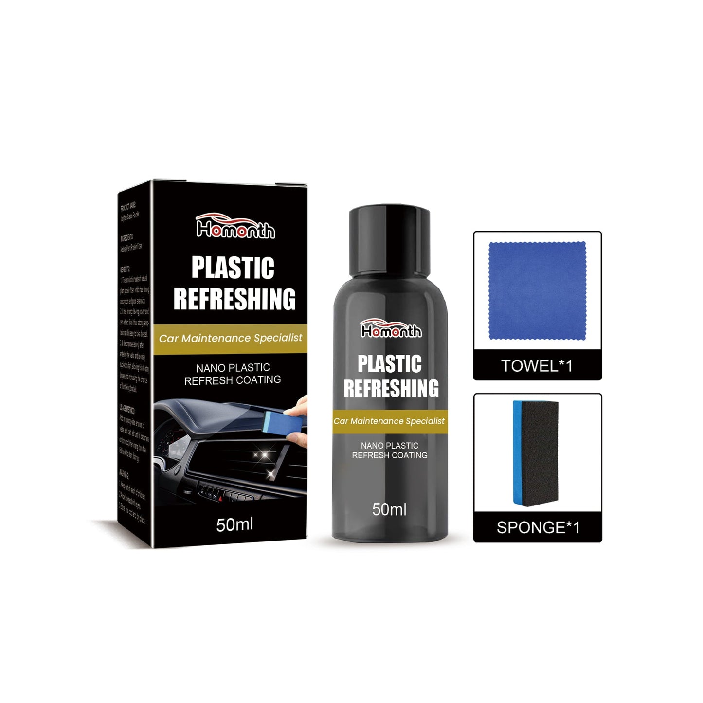 Rétrogradeur en plastique nano pour l'entretien intérieur automobile